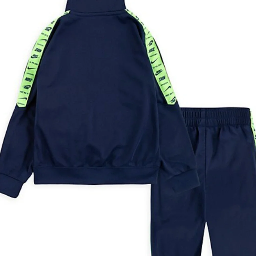 Nike Baby Boys 2-Piece Tracksuit Set Navy Blue Jacket Joggers 24 Months NWT